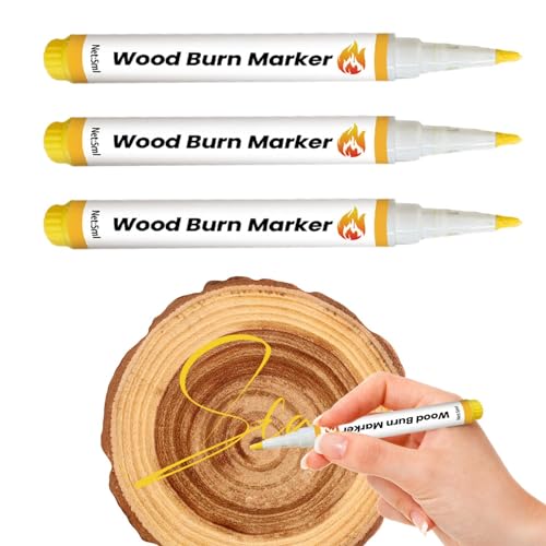 Jvjggag Holz-Marker – 5 ml Holzbrennstift-Werkzeug, schnelle Bastelwerkzeuge, kreative Holzmarker für Künstler, Anfänger, Handwerk von Jvjggag