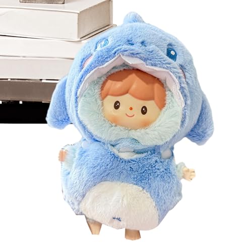 Mädchen Puppe Dress Up Doll Kleidung Kinder Puppe mit Kleidung Weiche Anime Plüsch Kleidung Puppe Kleidung Anzug Outfit Zubehör Plüsch Puppenkleidung für Mädchen von Jvjggag