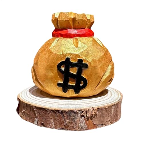 Tabletop Decor, Wooden Decoration, Carving Wooden Craft, Cute Tabletop Decor, Handmade Carving Natural Wooden Material Decorative and Functional Compact and Versatile Multi-Room Application Creative von Jvjggag