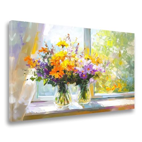 Blume Diamond Painting Fensterbank Diamond Painting Erwachsene Kinder Klein 30x40cm, DIY 5D Diamant Malerei Crystal Art Bastelset Erwachsene Frauen Geschenk, Mosaikherstellung,Wanddeko Aesthetic F-503 von Jvyaeen