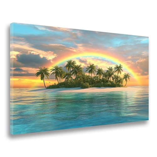 Diamand Painting Erwachsene Landschaft Diamond Painting Regenbogen Diamant Painting, 5D DIY Full Eckige Steine Drill Diamant Crystal Strass Stickerei Set 60x80cm für Wanddekor,Frauen Geschenk F-182 von Jvyaeen