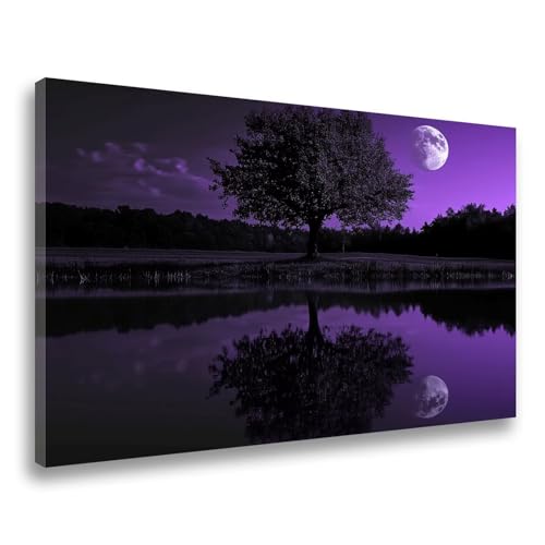 Diamond Painting Landschaft Diamond Painting Baum 70x90cm,5D DIY Diamant Malerei Bilder Erwachsene Mosaikherstellung, Kinder Anfänger Crystal Art Basteln Set, Home Wand Dekor Frauen Geschenk F-291 von Jvyaeen