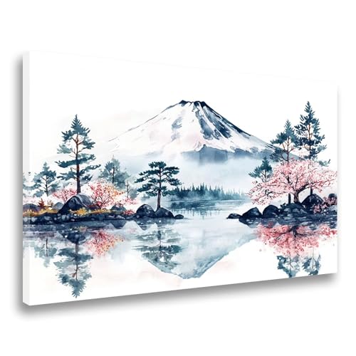 Diamond Painting Landschaft Diamond Painting Japan 50x70cm, 5D DIY Diamant Malerei Bilder Erwachsene Mosaikherstellung, Kinder Anfänger Crystal Art Basteln Set, Home Wand Dekor Frauen Geschenk F-281 von Jvyaeen