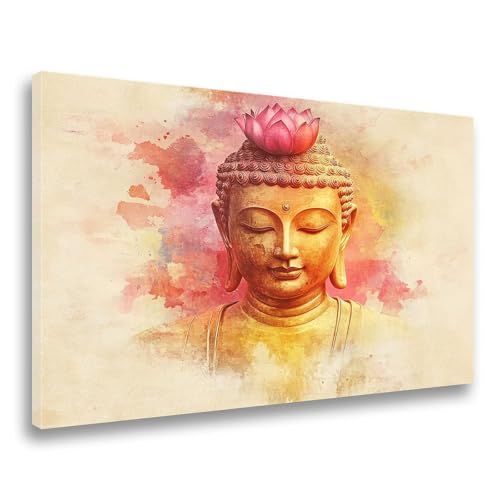 Diamond Painting Retro Diamond Painting Buddha 70x90cm,5D DIY Diamant Malerei Bilder Erwachsene Mosaikherstellung, Kinder Anfänger Crystal Art Basteln Set, Home Wand Dekor Frauen Geschenk F-348 von Jvyaeen