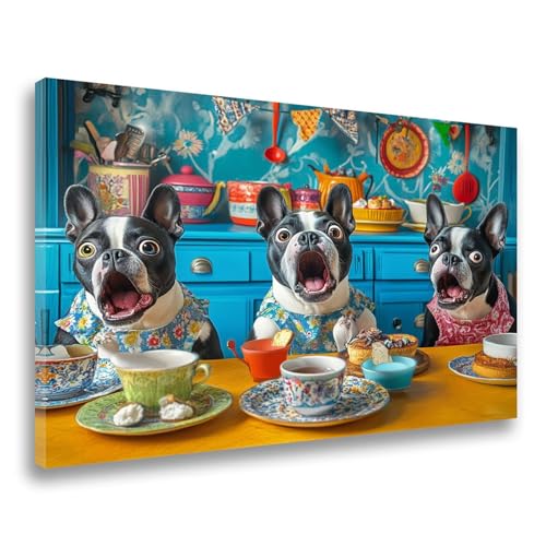 Hund Diamond Painting Küche Diamond Painting Erwachsene Kinder Klein 30x40cm, 5D DIY Diamant Malerei Crystal Art Bastelset Erwachsene Frauen Geschenk, Mosaikherstellung, Haus Wanddeko Aesthetic F-365 von Jvyaeen