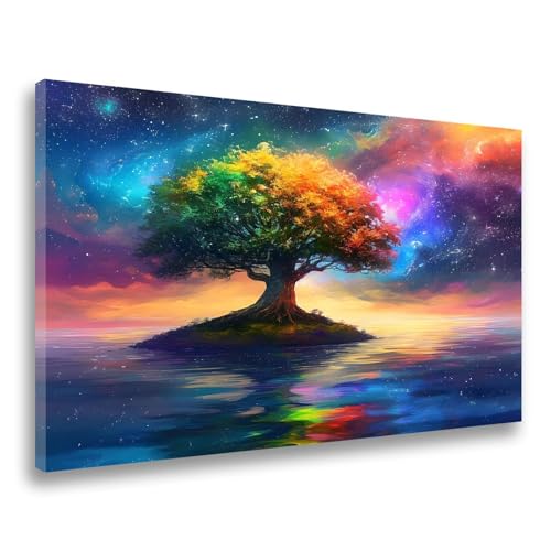 Landschaft Diamond Painting Baum Diamond Painting Erwachsene Kinder Klein 30x40cm,DIY 5D Diamant Malerei Crystal Art Bastelset Erwachsene Frauen Geschenk, Mosaikherstellung, Wanddeko Aesthetic F-302 von Jvyaeen