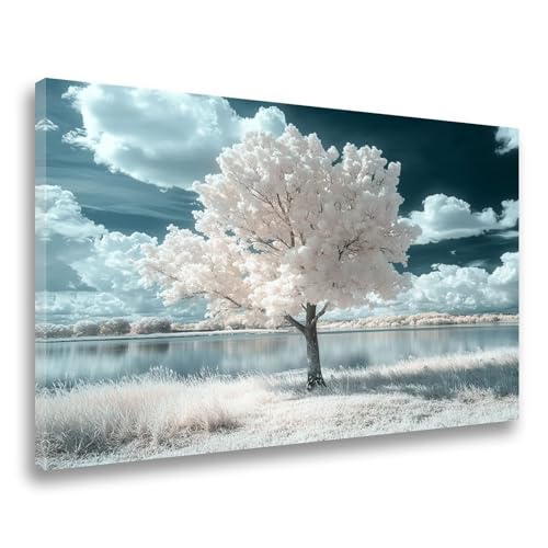 Landschaft Diamond Painting Baum Diamond Painting Erwachsene Kinder XXL 100x120cm,DIY 5D Diamant Malerei Crystal Art Bastelset Erwachsene Frauen Geschenk, Mosaikherstellung, Wanddeko Aesthetic F-292 von Jvyaeen