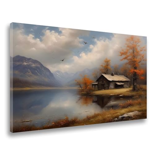 Landschaft Diamond Painting Herbst Diamond Painting Erwachsene Kinder XXL 100x120cm, DIY 5D Diamant Malerei Crystal Art Bastelset Erwachsene Frauen Geschenk, Mosaikherstellung,Wanddeko Aesthetic F-278 von Jvyaeen