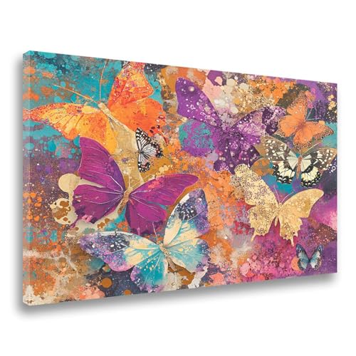 Schmetterling Diamond Painting Traum Diamond Painting Erwachsene Kinder Klein 30x40cm,DIY 5D Diamant Malerei Crystal Art Bastelset Erwachsene Frauen Geschenk,Mosaikherstellung,Wanddeko Aesthetic F-461 von Jvyaeen