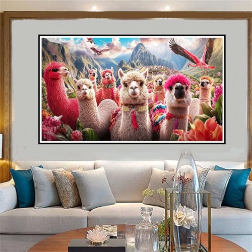 Zoo Malen Nach Zahlen ab 5 6 7 8 9 10 Jahre Mädchen, Malen Nach Zahlen Kinder Anfänger DIY Kreativ Set Landschaft, Mit Pinseln und Acrylpigment Kit, Adult Craft für Home Decor Geschenke 80x160cm-W1108 von Jvyaeen