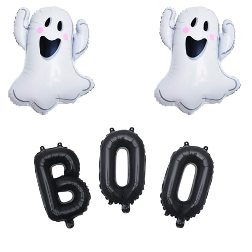 Jwssor Halloween-Folienballons, Boo Ballons, 40,6 cm Halloween-Ballon von Jwssor