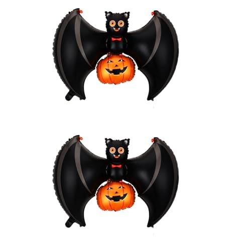 Jwssor Halloween-Folienballons, Fledermaus-Luftballons, 40,6 cm Halloween-Ballon von Jwssor