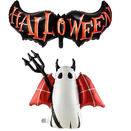 Jwssor Halloween-Folienballons, Teufelsballons, 40,6 cm Halloween-Ballon von Jwssor