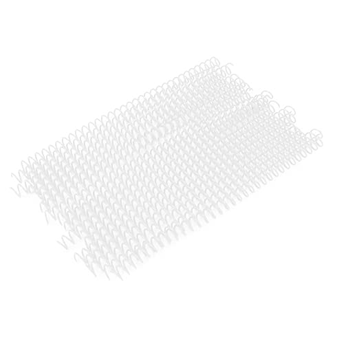 Binderücken, 20 Stück, 30 Löcher, lose Blätter, Binderinge, Binderücken, Schnapp-Split-Bindekämme, Bindering, Federspiralringe für A4-Papier (11 mm x 30 Löcher, weiß, 20 Streifen) von Jwthee