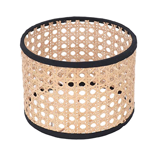 Jwthee Rattan-Lampenschirm, handgefertigte gewebte Lampenabdeckung, Rattan-Pendelleuchtenschirm, kleine Lampenschirme, Deckenleuchten-Abdeckung, Lampenschirme für Stehlampen, von Jwthee