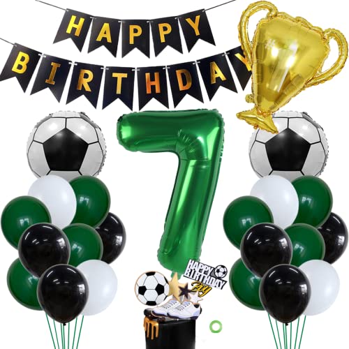 Fußball Luftballons Geburtstag Fußball Geburtstag Deko 7 Tortendeko Fussball Geburtstag Deko Luftballons Fußball Geburtstag Junge 7 Jahre Geburtstagsdeko Fussball Junge Für Fussball Deko Geburtstag von Jxuzh