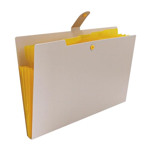 File Folder Organizer, Expandable File Folder, Large Capacity Paper File Organizer Travel Document Holder, Portable Document Organizer Folder Document Protectors For Documents Receipts Cards von Jyxuyy