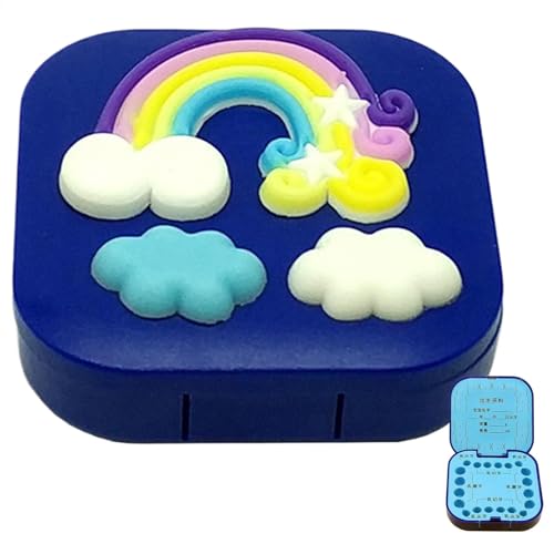 Jyxuyy Zahnfeen-Box | Regenbogen-Kinderzahnbox | Wolkenförmiger Zahnaufbewahrungshalter für Kinder, kreativer Zahnhalter, entzückendes Andenken für Mädchen und , lustige Zahnfee-Geschenkbox von Jyxuyy