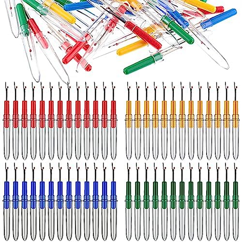 Jzoowar 120-Teiliger Bunter Nahttrenner für Nähwerkzeug, Stickerei-Entferner, Handlicher Nahttrenner, 4 Farben von Jzoowar