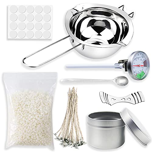 KOOLPUG Kerzen Selber Machen Set, DIY Kerzen Set, Kerzen Gießen Set, Kerzen Selber Machen Set Weihnachten Einschließlich Kerzenwachs, Kerzendocht, Kerzen Set Selber Mache, Candle Making Kit von K KOOLPUG