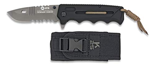 K25 Messer Rui 19941 - Edelstahl, Unisex, Schwarz von K25