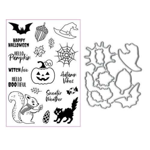 Metall-Stanzformen für Halloween, Siegelstempel für Kartenherstellung, Scrapbooking, Prägung von KADSXIYA