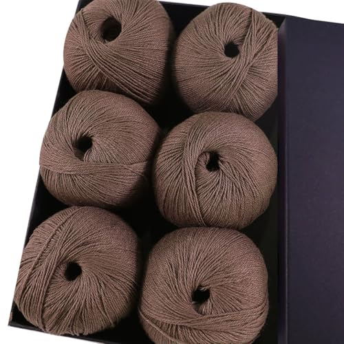 KAFELE 300G Garn Ball, Hautfreundlich Und Komfortabel, Geeignet Für Hand-Stricken Warme Schals, Handschuhe, Hüte,F von KAFELE