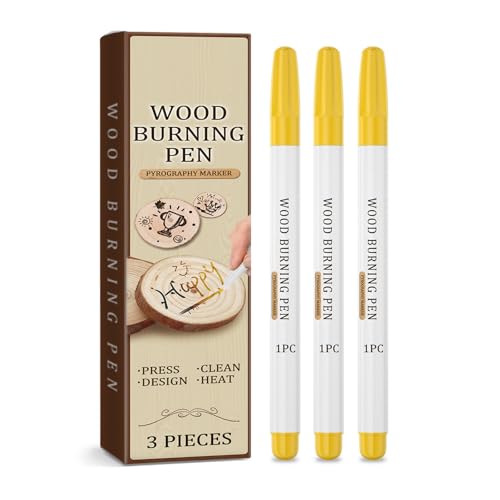 3pieces Pyrography Marker Für Anfänger Holzmalerei Handwerk Künstlerische Holzbrennwerkzeuge Für Holzmalereiprojekt 3pieces Pyrography Marker Für Anfänger Holzmalerei Handwerk Künstlerische Holzbrennwerkzeuge Für Holzmalereiprojekt von KAHDGSS