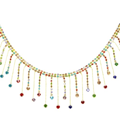 Blingbling Strass-Kette, Fransen-Kette für kreative Bastelprojekte und Kleidung, Dekoration, Kits Blingbling Strass-Kette, Fransen-Kette für kreative Bastelprojekte und Kleidung, Dekoration, Kits von KAHDGSS