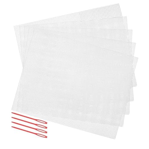 KAHDGSS 5 PCs Kunststoffnetze Canvas Blätter Augennetz Nadelspitze Leinwand Stickerei Für Garn Crafting Strick Häkelprojekte KAHDGSS 5 PCs Kunststoffnetze Canvas Blätter Augennetz Nadelspitze Leinwand Stickerei Für Garn Crafting Strick Häkelprojekte von KAHDGSS
