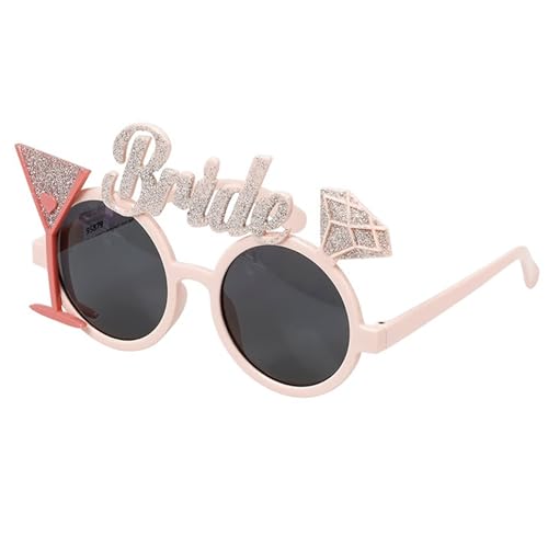 KAHDGSS Sonnenbrille, Braut, Diamant, Weinglas, Brille, Party-Dekoration, Zubehör für Damen und Mädchen, Geschenke von KAHDGSS