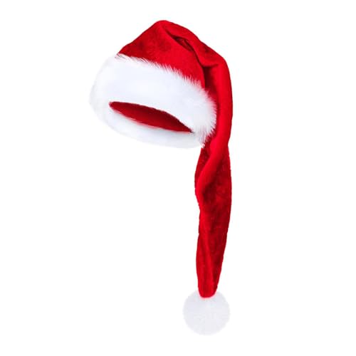 KAHDGSS Verstellbare Größe Weihnachtsmütze Feiertags Kopfbedeckung Unisex Santa Hat Party Santa Für Feiertagsfeiern Und Feierlichkeiten von KAHDGSS