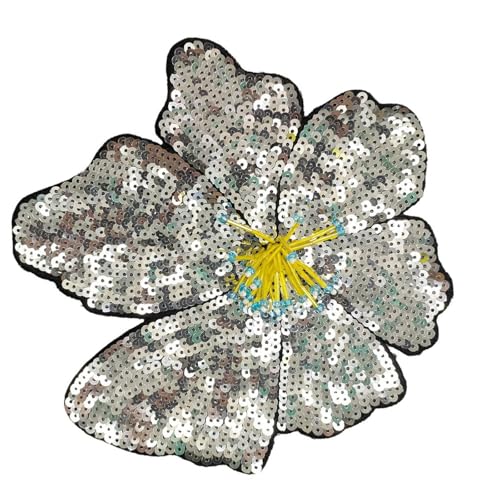 Modische Pailletten-Blumen-Applikation zum Aufnähen für Party und Hochzeit, Outfit, Kulturveranstaltungen, Kostüm-Dekoration Modische Pailletten-Blumen-Applikation zum Aufnähen für Party und Hochzeit, Outfit, Kulturveranstaltungen, Kostüm-Dekoration von KAHDGSS