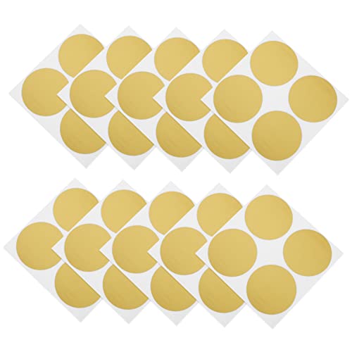 50 Stück Kratzfolienaufkleber Aufkleber Mit Goldenen Siegeln Rubbelaufkleber Klebepunkte Für Wachssiegel Stichworte Diy-aufkleber Für Belohnungsprogramme Klebeband Abkratzen Papier KAILIKETIY von KAILIKETIY