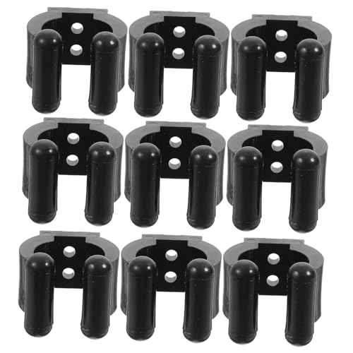 KAILIKETIY 10 Stück Billard Pool Queue Clips Mit 20 Stück Schrauben Snooker Queue Halter Clips Pool Queue Klemmen Mit Schrauben Für Pool Queues Rack Lagerung Angelrute Rutenhalter Clips von KAILIKETIY