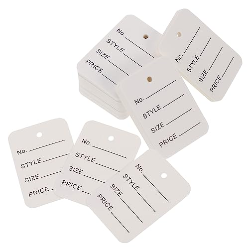 KAILIKETIY 1000 Stück Preisschild Name Kleidungsetiketten Stichworte Kleidungsstück Hängend Kleideranhänger Einzelhandel Kleidungsanhänger Und -etiketten Display-tag Produkt-tag Papier Weiß KAILIKETIY 1000 Stück Preisschild Name Kleidungsetiketten Stichworte Kleidungsstück Hängend Kleideranhänger Einzelhandel Kleidungsanhänger Und -etiketten Display-tag Produkt-tag Papier Weiß von KAILIKETIY