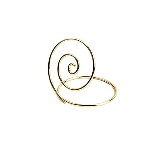 KAILIKETIY 12Stücke Runde Goldene Metallklammern für Notizen Fotohalter und Memostand Hochzeiten und Partys für Tischnummern und Sitzplatzdekoration KAILIKETIY 12Stücke Runde Goldene Metallklammern für Notizen Fotohalter und Memostand Hochzeiten und Partys für Tischnummern und Sitzplatzdekoration von KAILIKETIY