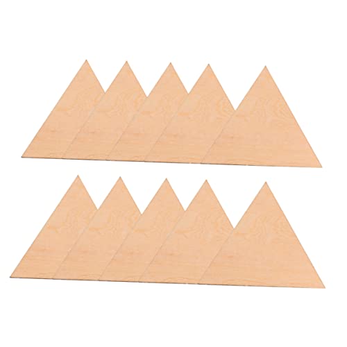 KAILIKETIY 15pcs Dreieckige Holzspäne Schläuche Produkt Schaumdreieck Dreiecksausschnitt Geformt Karton Unvollendete Dreiecke Makramee Türkis Girlande Dreiecke Ausschneiden Ausschnitte von KAILIKETIY