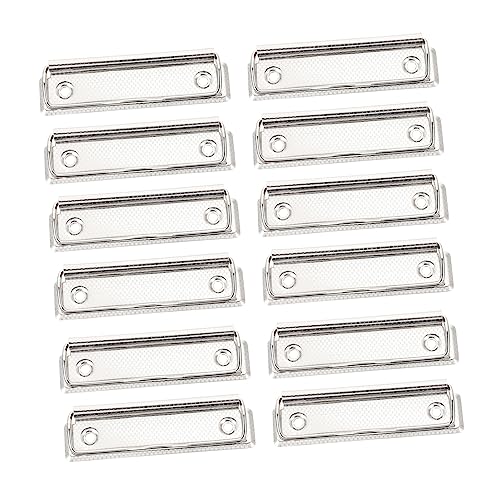 KAILIKETIY 15st Briefpapier-clip Klemmbretter Klemmbrett Mit Speicher Fotoclips Papierständer Klemmbrett Aus Aluminium Büroklammer Clipboard-clips Montierbar Hängendes Klemmbrett Silver Eisen von KAILIKETIY