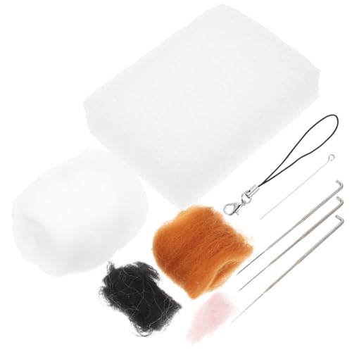KAILIKETIY 1Satz Tragbares Nadelfilzset für Anfänger DIY Bastelkit für Katzen Hochwertigem Material Werkzeug und Handyanhänger für Kreative Projekte und KAILIKETIY 1Satz Tragbares Nadelfilzset für Anfänger DIY Bastelkit für Katzen Hochwertigem Material Werkzeug und Handyanhänger für Kreative Projekte und von KAILIKETIY