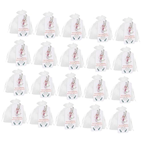 KAILIKETIY 20 Sätze Schlüsselanhänger mit Schutzengel Anhängern und Aufbewahrungstaschen Leichte Praktische Taschenanhänger als Dankeschön Geschenk für Ärzte und Pflegepersonal für Schlüssel KAILIKETIY 20 Sätze Schlüsselanhänger mit Schutzengel Anhängern und Aufbewahrungstaschen Leichte Praktische Taschenanhänger als Dankeschön Geschenk für Ärzte und Pflegepersonal für Schlüssel von KAILIKETIY