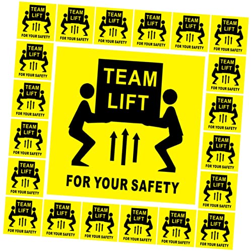 KAILIKETIY 200 Stück Warnungen zum Sicherheitsbetrieb Team Lift Aufkleber Warnhinweis Aufkleber Du Aufkleber für schwere Gegenstände Heben Vorsichtsaufkleber selbstklebende Teamlift-Aufkleber KAILIKETIY 200 Stück Warnungen zum Sicherheitsbetrieb Team Lift Aufkleber Warnhinweis Aufkleber Du Aufkleber für schwere Gegenstände Heben Vorsichtsaufkleber selbstklebende Teamlift-Aufkleber von KAILIKETIY