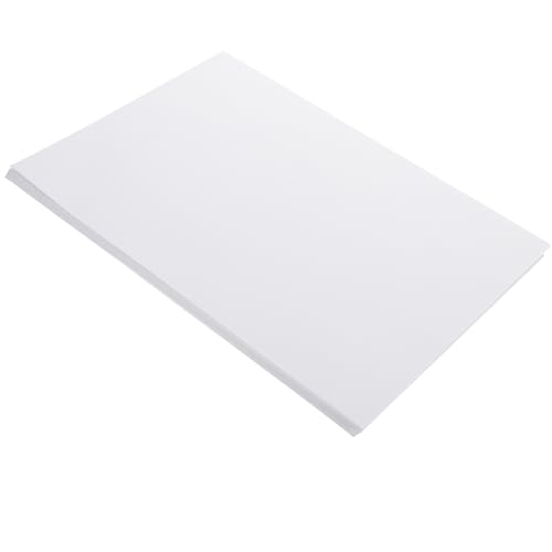 KAILIKETIY 50 Blatt Etikettenaufkleber Kartonpapier Thermobonpapier Aufkleber Bedruckbares Papier Lebensmitteletiketten Aufkleber Für Namensschilder Klebeband Weiß Briefpapier Selbstklebend von KAILIKETIY