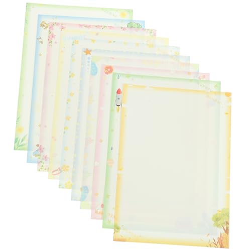 KAILIKETIY 50 Blatt dekoratives Druckerpapier fotodruckpapier Hochwertiges Druckerpapier Kreatives Druckerpapier farbiges Papier Aufkleberpapier Pastell zartes Papier Bastelpapier herstellen von KAILIKETIY