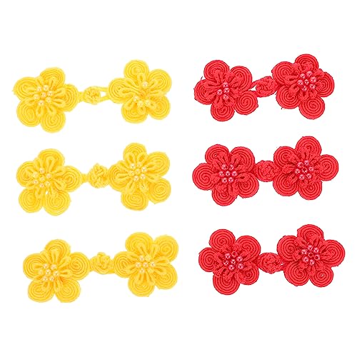 KAILIKETIY 6 Stk Schnalle Bausätze getuftet Gel Tasten Strasssteine Bausatz geschenkeidee kleidungsknopf Blumenknopf-Set Knöpfe für DIY-Kleidung Knöpfe in Blumenform Annähen von Knöpfen Nylon von KAILIKETIY