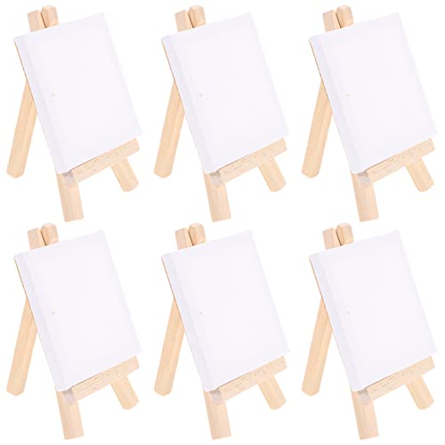 KAILIKETIY 6Sätze Mini Staffelei Set für Holz mit Malbrett für Ölgemälde für Kreative Hobbys und KAILIKETIY 6Sätze Mini Staffelei Set für Holz mit Malbrett für Ölgemälde für Kreative Hobbys und von KAILIKETIY