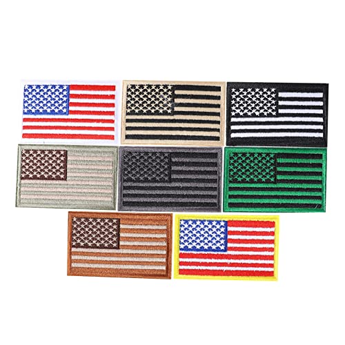 KAILIKETIY Stickaufnäher Mit Amerikanischer Flagge Für Freizeitkleidung Applikationen Für Kleidung Taschen Hüte Zufällige Farbe von KAILIKETIY