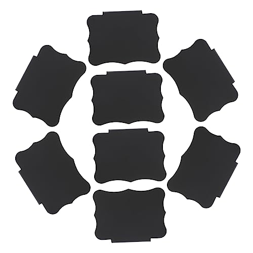 KAILIKETIY 8St Preisschild Markerorganisator Lebensmitteletikett Etikettenhalter für Küchenclips Gestell preisaufsteller swor Preiskarten stehen Schilderständer für den Schreibtisch PVC Black von KAILIKETIY