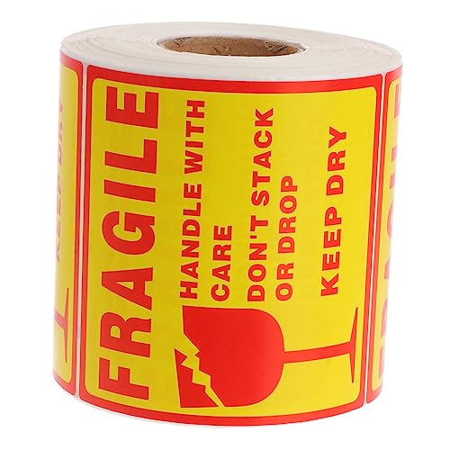 KAILIKETIY Fragile Versandaufkleber Selbstklebende Warnetiketten Für Zerbrechliche Pakete Hochwertiges Papiermaterial Einfache Anwendung Lagerung KAILIKETIY Fragile Versandaufkleber Selbstklebende Warnetiketten Für Zerbrechliche Pakete Hochwertiges Papiermaterial Einfache Anwendung Lagerung von KAILIKETIY