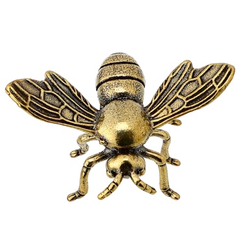 KAILIKETIY Messing Biene -Transformator- antike Biene Tierfiguren Bienenschmuck modern außen inneneinrichtung Indoor Decoration Poster Bienenverzierung Messingdekor Golden von KAILIKETIY